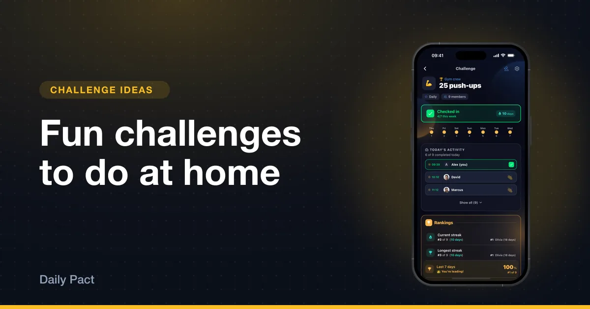 60 Fun Challenges to Do at Home With Family or Friends (2027)