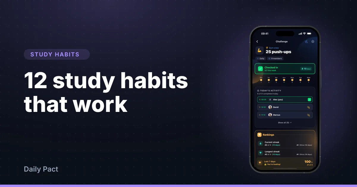 Good Study Habits: 12 That Actually Work (2027)