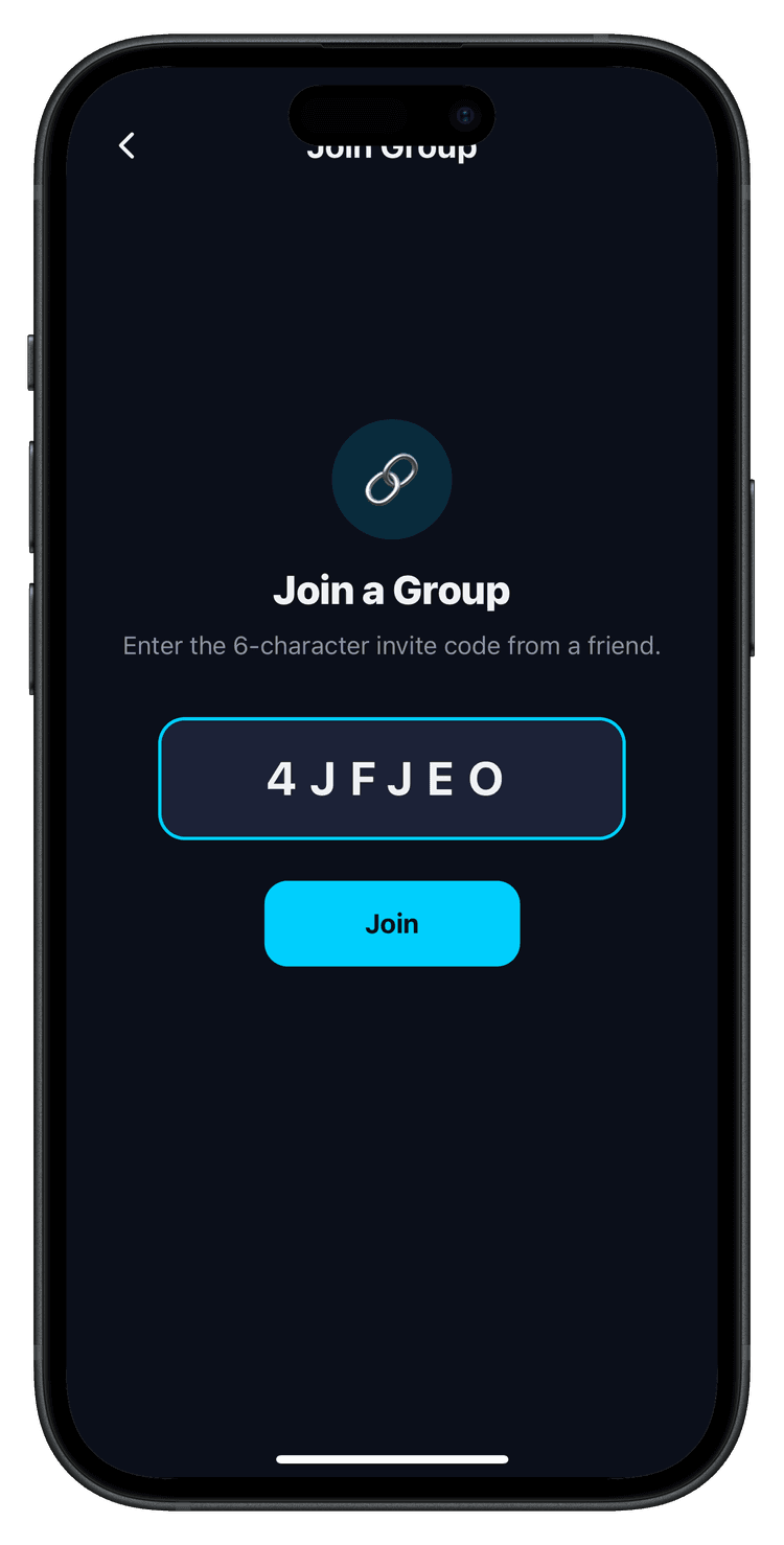 Daily Pact group invite screen